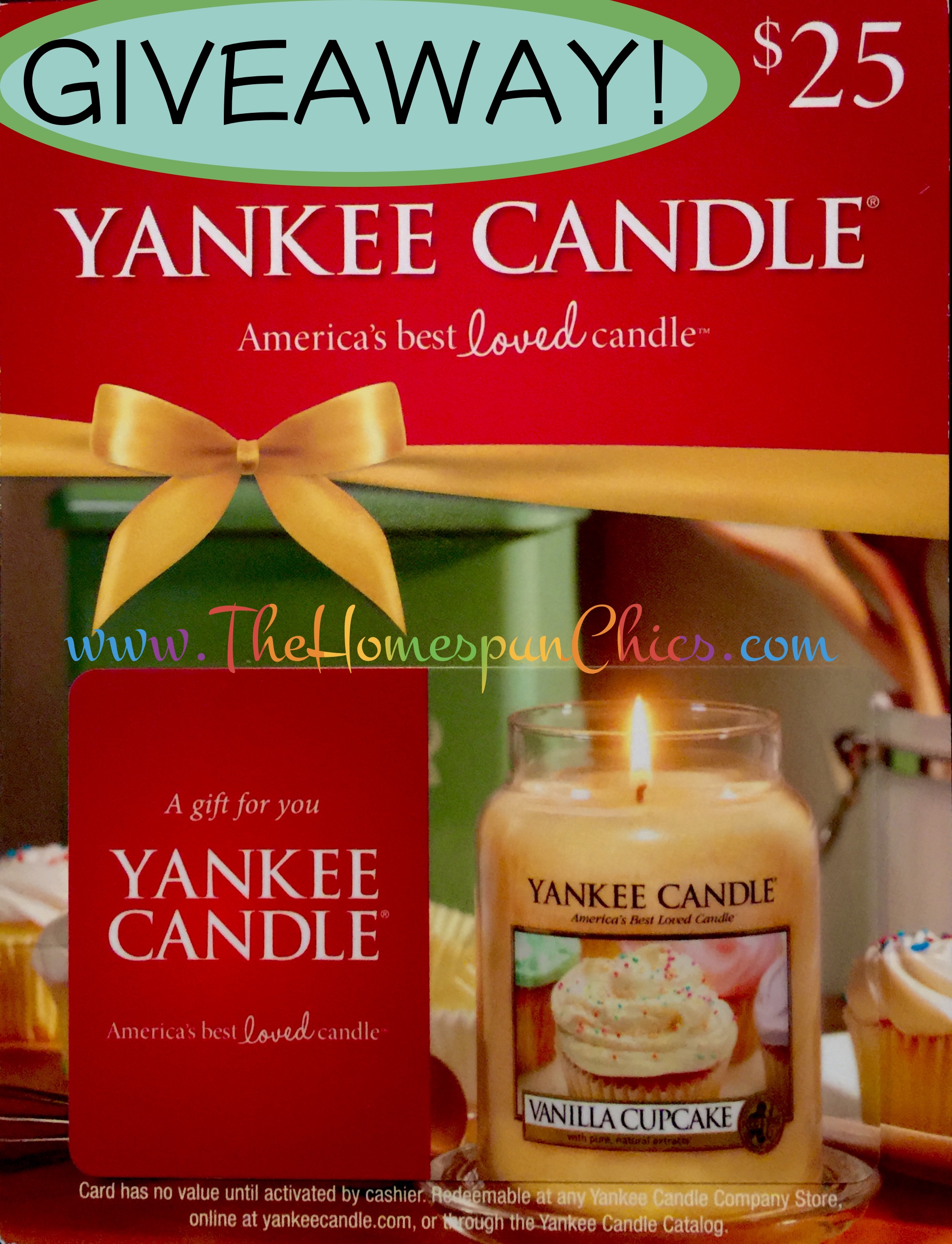 Giveaway! Yankee Candle $25 Gift Card