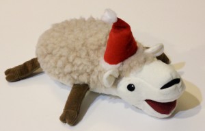 Christmas Sheep from December Pet Treater Box - The Homespun Chics