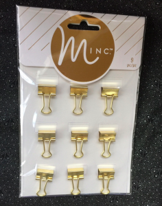 Minc Gold Binder Clips