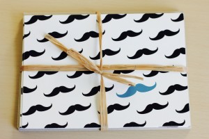 December Moustache Stationery 09 - The Homespun Chics