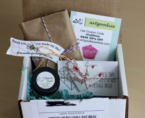 January 2016 Dottiebox Mini displayed - The Homespun Chics