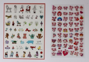 Toys & Piglets Stickers