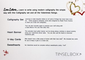 February 2016 Tinselbox Information Card