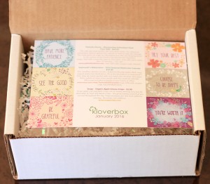 January 2016 Kloverbox First look