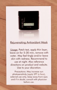 Palmetto Derma Instruction Card