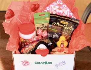 Valentine's February 2016 Eatsie Box Display!