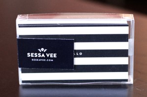 Sessa Vee Calling Cards in case