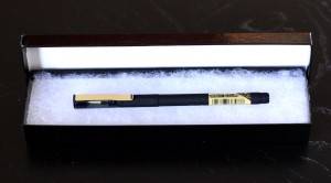 Slim Black & Gold Pen .5mm