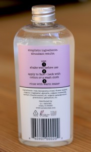 Karan's Cleanser back