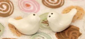 Love Birds Ceramic Salt & Pepper Shakers