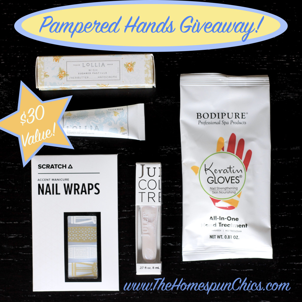 2016.03 Pampered Hands Giveaway WM