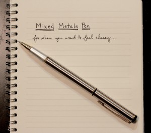 February 2016 Penspiration - Mixed Metals Pen