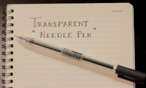 February 2016 Penspiration - Transparent Needle Pen