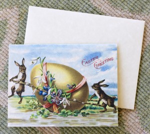 March 2016 Tinselbox vintage easter card