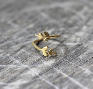 Reckless Crush brass ring