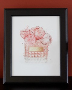 Valentino Peonies framed