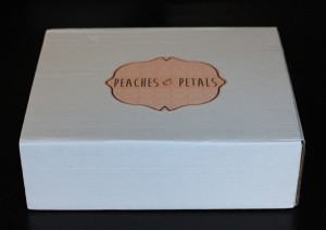 March 2016 Peaches and Petals box