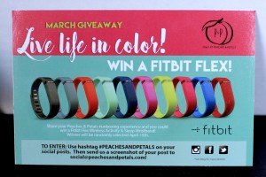 March 2016 Peaches and Petals giveaway