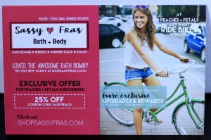 Sassy Fras coupon!