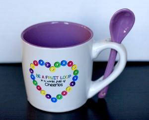 Color Me Inspired Mug with Spoon