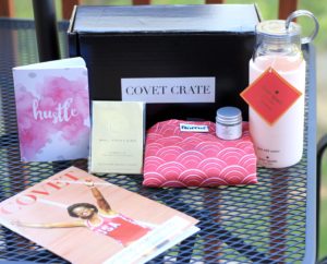 Covet Crate April 2016 display