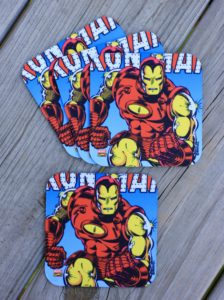 Iron Man coasters