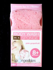 Body Wash in a Sponge