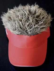 Flair Hair Red Visor