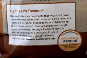 Rachael Ray Nutrish - rescue statement