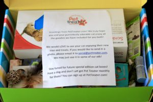 Pet Treater Special Edition Cat Box first peek