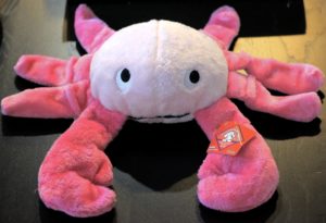 Plush Puppies Jumbo Crab dog toy