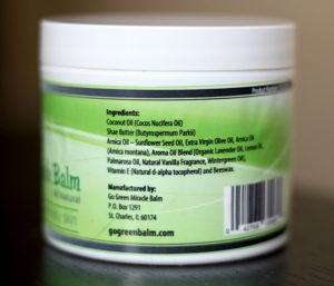 Go Green Miracle Balm ingredients