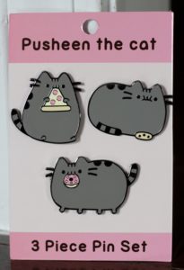 Pusheen the Cat 3 Piece Pin Set