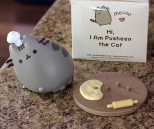 Baker Pusheen Vinyl Figure off base