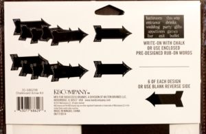 K&Company Chalk Arrow Kit detail