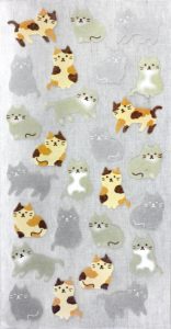 Textured Cat Stickers