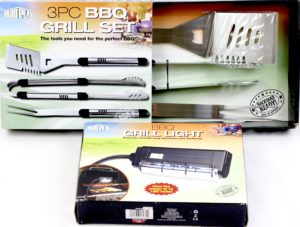 BBQ Grill Set & Light