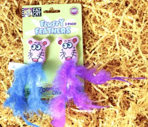 Petmate Fat Cat Fluffy Feathers cat toys