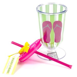 Slant Collections Rizzle & Rugee Flip Flop tumbler