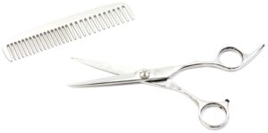 Alpha Outpost barber scissors and comb