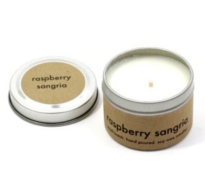 Kelli Marie Design raspberry sangria soy wax candle