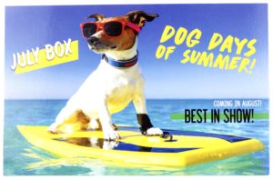 July 2016 Pet Treater theme card