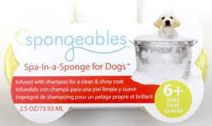 Spongeables dog sponge