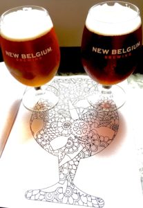 New Belgium Coloring Book page