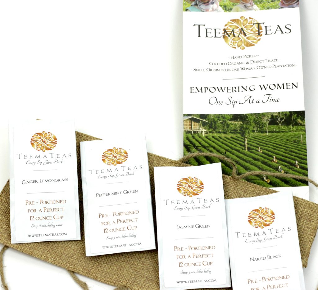 Teema Teas Gift Pack opened