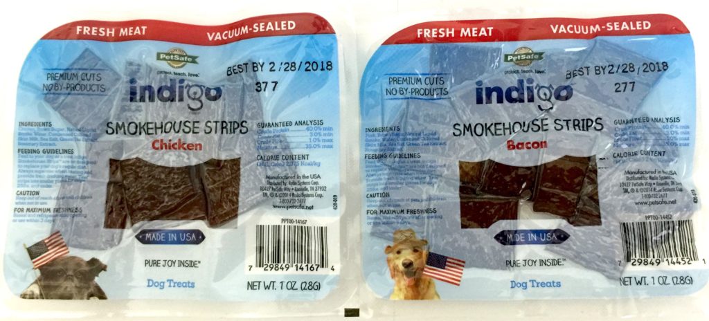 Indigo smokehouse strips dog treats