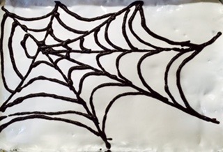 spider web brownies