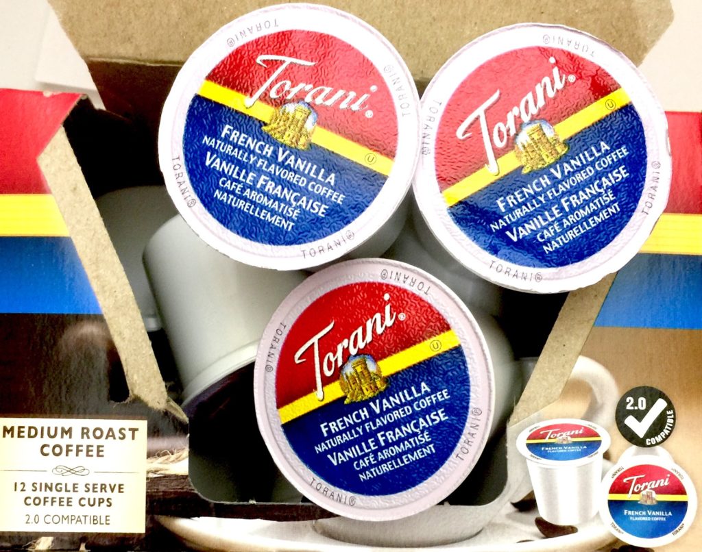 Torani French Vanilla coffee single serve