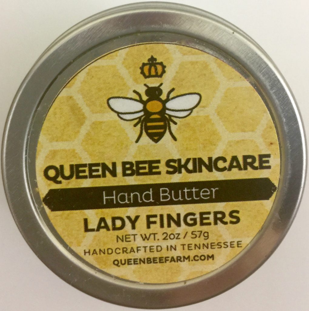 Queen Bee Skincare Lady Fingers hand butter