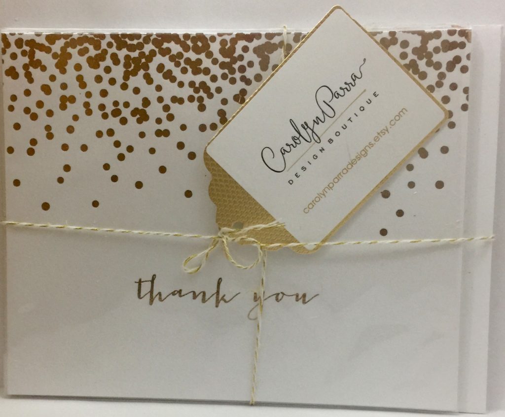 Carolyn Parra Thank You cards